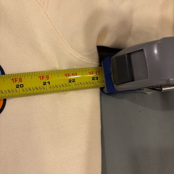 YoungLA Global Meltdown Creme size Small Hoodie - Cozy Trendy - Picture 5 of 6